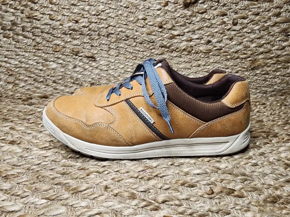 ROCKPORT RANDLE UBAL LEA LEATHER CASUAL COMFORT DRESS SHOES SIZE 10.5